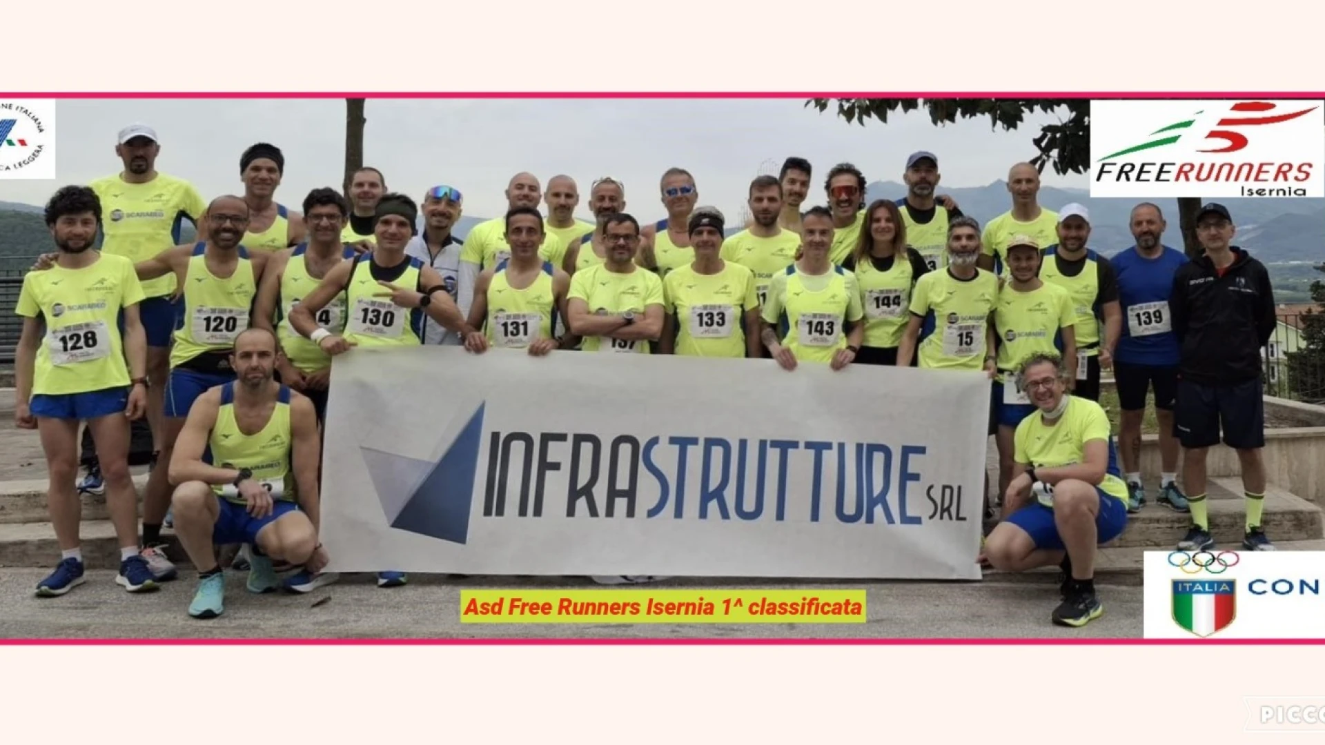 La Free Runners Isernia conquista la vittoria di squadra e centra il Bis tra i Borghi di Fornelli.